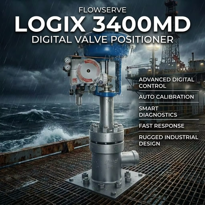 Ống phun nhang khí nén tùy chỉnh với HART Communication IP66 Protection và 4-20 mA DC Input Smart Control Valve Positioner