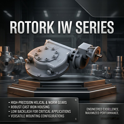 Hộp số quay một phần tư Rotork IW5 IR1 Series Hộp số Worm Van bi điện Van bướm Van cắm