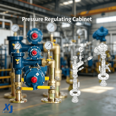 Trung Quốc Bộ điều chỉnh áp suất khí CHTA CHTB CHTC CHTD CHTF Hộp điều chỉnh áp suất tòa nhà Tủ điều chỉnh áp suất quận