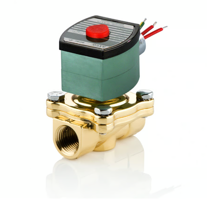 ASCO 210 Series 2 Way Brass Solenoid Valve Pilot hoạt động bình thường Khóa nước Không khí Kiểm soát chất lỏng khí