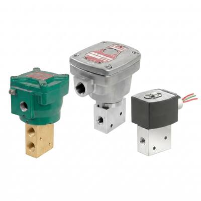 ASCO 8327 Series Van điện từ 3 chiều 2 vị trí Tác động trực tiếp Thiết bị truyền động khí nén điều khiển lưu lượng cao