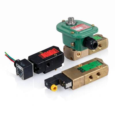 ASCO 551 Series 5 2 Way Pneumatic Solenoid Spool Valve Rotary Actuator Control Hệ thống tự động hóa công nghiệp