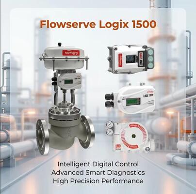 Flowserve Logix 1500 HART thông minh giao thức Digital Valve Positioner Flow Control Dầu ngành hóa chất