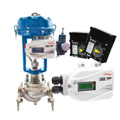 Bộ định vị van kỹ thuật số Flowserve Logix 1500 với giao tiếp HART Vỏ bọc IP66/NEMA 4X và đầu vào DC 4–20 mA
