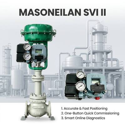 Masoneilan SV II AP Máy định vị van kỹ thuật số hiệu suất cao SVI2-21123111