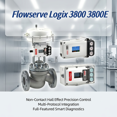 Bộ định vị van kỹ thuật số Flowserve Logix 3800 3800E có độ chính xác cao Các bộ phận van điều khiển đáng tin cậy còn hàng