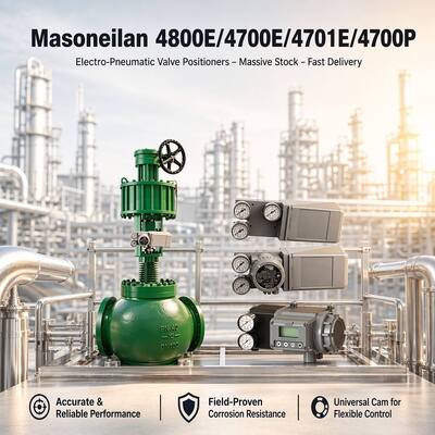 Masoneilan 4800E/4700E/4701E/4700P Máy định vị van điện khí nén