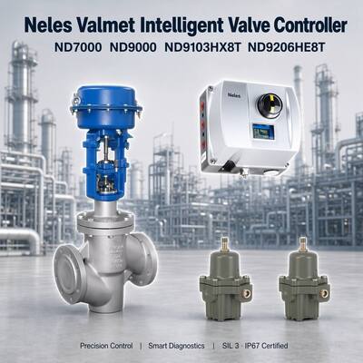 Neles Valmet Me Tso ND7000 ND9000 ND9103HX8T ND9206HE8T Máy định vị van kỹ thuật số thông minh khí nén