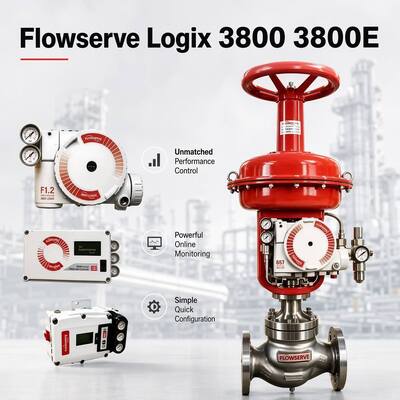 Flowserve Logix 3800 3800E Máy định vị van kỹ thuật số