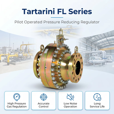 Emer-son Tartarini FL Series Máy điều khiển áp suất khí tự nhiên giảm áp suất khí