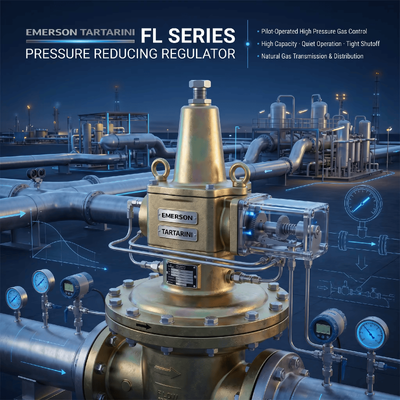 Emer-son Tartarini FL Series Gas Pressure Control Pilot Valve LPG LNG khí giảm áp điều chỉnh