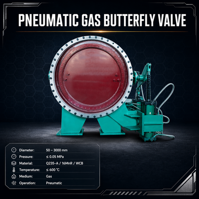 Trung Quốc OEM Pneumatic Gas Butterfly Valve Metallurgical Gas Pipeline Blast Furnace Công nghiệp