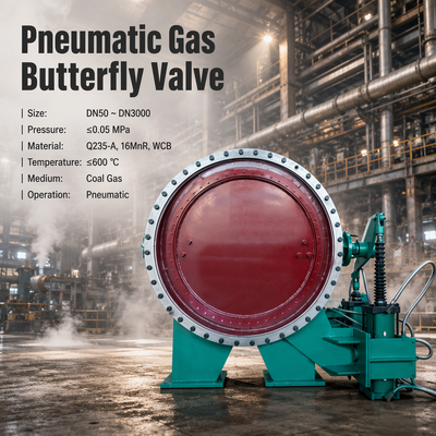 Trung Quốc OEM Pneumatic Gas Butterfly Valve Metallurgical Gas Pipeline Blast Furnace Công nghiệp