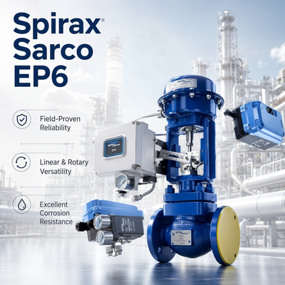Bộ phận thay thế thiết bị định vị Spirax Sarco EP6 điện khí điện tương thích Các thiết bị điều khiển khác nhau