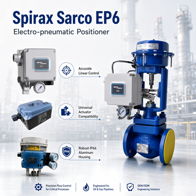 Bộ phận thay thế thiết bị định vị Spirax Sarco EP6 điện khí điện tương thích Các thiết bị điều khiển khác nhau