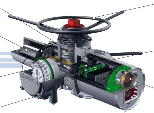 In Stock GREATORK AVA Series Multi-turn Electric Valve Actuator,25-3500Nm SIL2/SIL3 Explosion Proof IP66/IP68