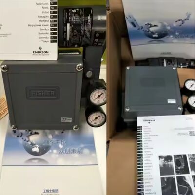 F-isher 3582 3582i Pneumatic Control Valve Positioner Industrial Automation System Linear Actuator Valve Controller Supplier