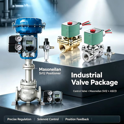 Masoneilan SVI2-21113111 SVI2-21123121 Máy định vị van kỹ thuật số thông minh với van cuộn điện tử ASCO