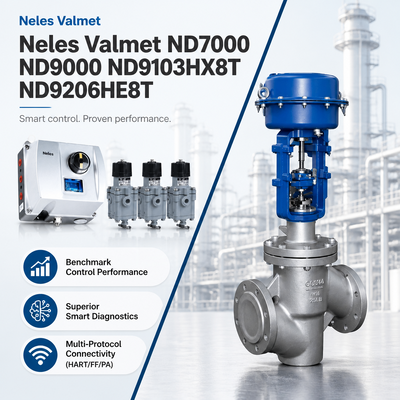 Neles Valmet ND7000 ND9000 ND9103HX8T ND9206HE8T Máy điều khiển định vị van kỹ thuật số khí nén thông minh cho ngành công nghiệp dầu khí hóa dầu