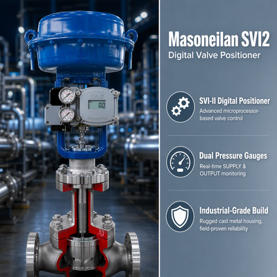 Masoneilan SVI3 Bộ định vị van thông minh chính hãng Bộ phận thay thế OEM Thiết bị điều khiển kỹ thuật số bằng khí nén