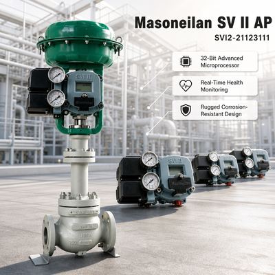 Bộ định vị van kỹ thuật số thông minh Masoneilan SVI2-21123111 SVI2 AP với chẩn đoán van đầy đủ