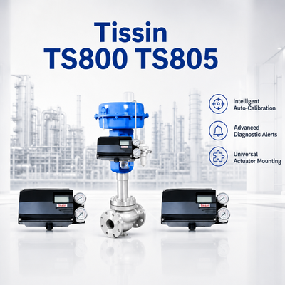 Máy định vị van thông minh mới Tissin TS800 TS805 Series HART Máy định vị van điều khiển kỹ thuật số