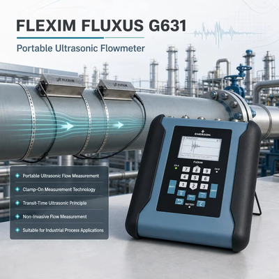 Flexim FLUXUS G631 Thiết bị phát hiện rò rỉ Đèn siêu âm không xâm nhập