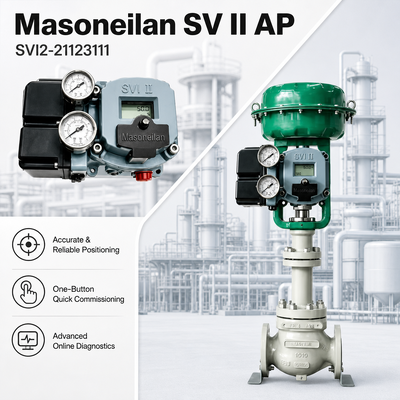 Masoneilan SVI II AP Máy định vị van kỹ thuật số SVI2 21123111 Máy định vị thông minh HART 4-20mA