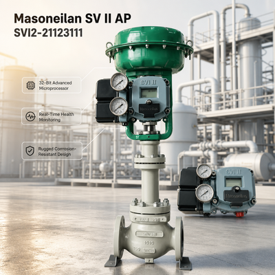 Bộ định vị van kỹ thuật số Masoneilan SVI II AP SVI2 21123111 Bộ định vị thông minh HART Phụ kiện van khí nén