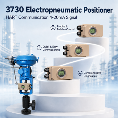 3730 thiết bị định vị điện khí thông minh HART 4 20mA tự động hiệu chuẩn kiểm soát van chẩn đoán