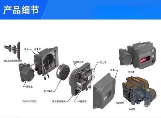 FIELDVUE DVC6200 Smart Valve Positioner 4 20mA IP66 Bộ điều khiển van kỹ thuật số