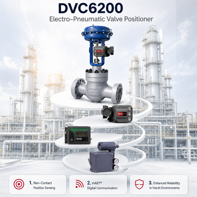 FIELDVUE DVC6200 Smart Valve Positioner 4 20mA IP66 Bộ điều khiển van kỹ thuật số