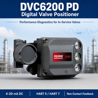 DVC6200 PD Digital Smart Valve Positioner với Chẩn đoán Hiệu suất