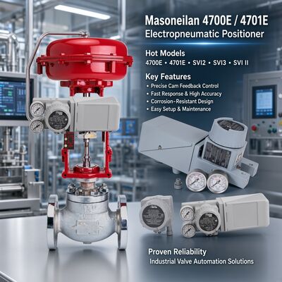 Masoneilan 4700P / 4700E Analog Valve Positioner Masoneilan 35002 87/88 Series