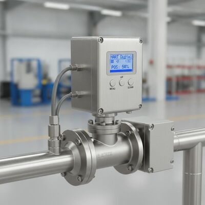 HART Communication Digital Valve Positioner Nhà máy đóng gói sẵn với thép không gỉ