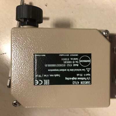 Tiến bộ công nghiệp chính xác Samson 4763 Valve Positioner Package cho điều khiển thông minh