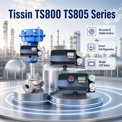 Tissin TS800 TS805 Máy định vị van thông minh HART 4 20mA Điện khí áp IP66 chống nổ