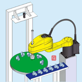 4 Aixs Fanuc Robot Arm hội 6kg Tải trọng 650mm Đạt kích thước nhỏ SR - 6iA
