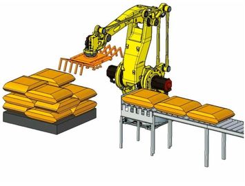 Xử lý 4 trục Fanuc Robot Arm 3.1m Reach M410 IC 500 Palletizer Robot