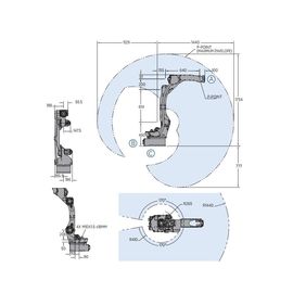 Robot hàn hồ quang 6 trục Yaskawa Motoman AR1440 cung cấp hiệu suất nhanh và chính xác với Bộ điều khiển Robot YRC1000