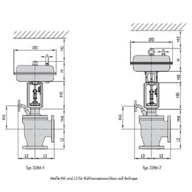 Van điều khiển hơi khí nén hiệu suất cao DN 50 - Kích thước van DN 300
