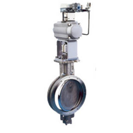 Loại wafer Van bướm lệch tâm Chrome mạ / Stellited Disc Treatment