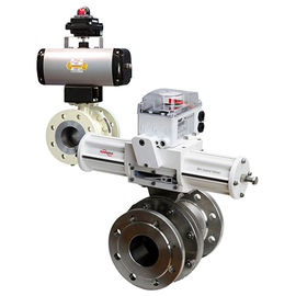 Van thép không gỉ Van phao bóng PN 10 - 40 Áp suất với Bộ định vị 3200MD 3800MD