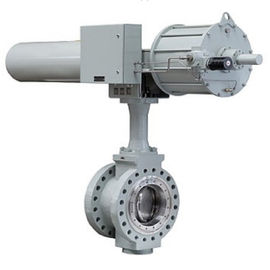 Kích thước DN 80 - DN 2000 Van điều khiển bướm bằng khí nén / Vật liệu thép