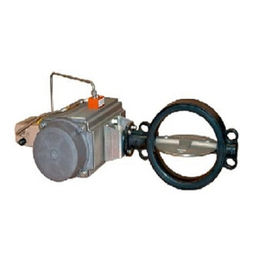 EPDM Lining Air vận hành Van bướm Vật liệu kim loại chính xác DIN Phiên bản