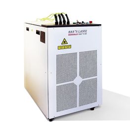 Bộ phận cánh tay robot 300300 Máy hàn Laser sợi quang 300W Bước sóng 532nm