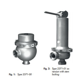 PN 10 Van giảm áp hợp kim / Vật liệu thép Thiết kế nhỏ gọn Trọng lượng nhẹ