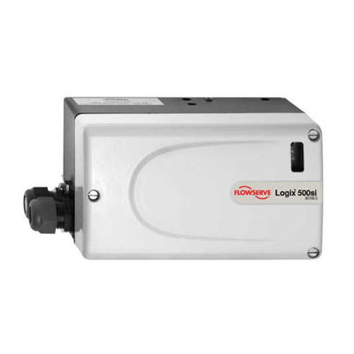 Bộ định vị kỹ thuật số FLOWSERVE LOGIX510si với van điều khiển và bộ truyền động