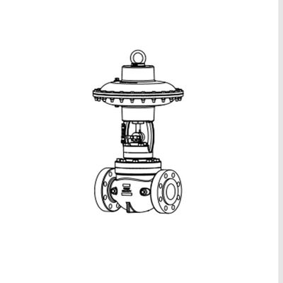 Van điều khiển áp suất cao Vật liệu EFG 2150 SMT PB 2 IV Thép màu đỏ thiết kế bộ điều chỉnh áp suất kích thước 2 ''
