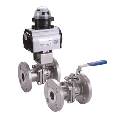 ASME B16.34 Mặt bích mềm được kết nối Van bi có giắc cắm